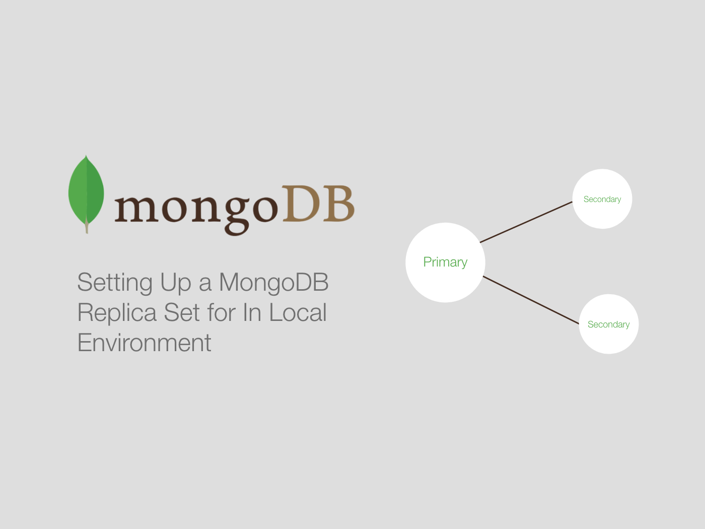 Mongodb Replica Set for Testing